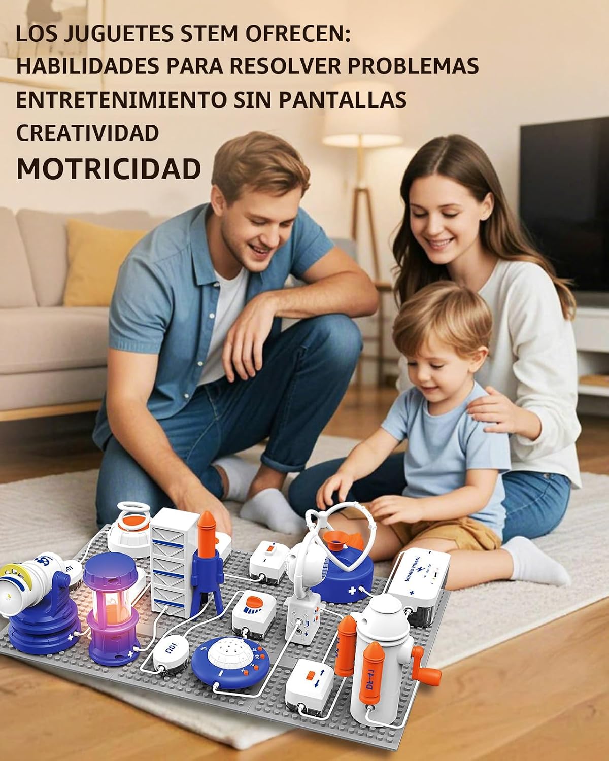 Kits de ciencia STEM para niños, kit de exploración de electrónica,...