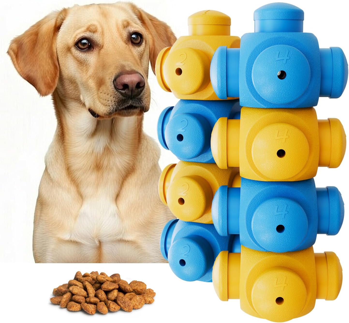 Juguetes de rompecabezas para perros inteligentes, interactivos, qu...