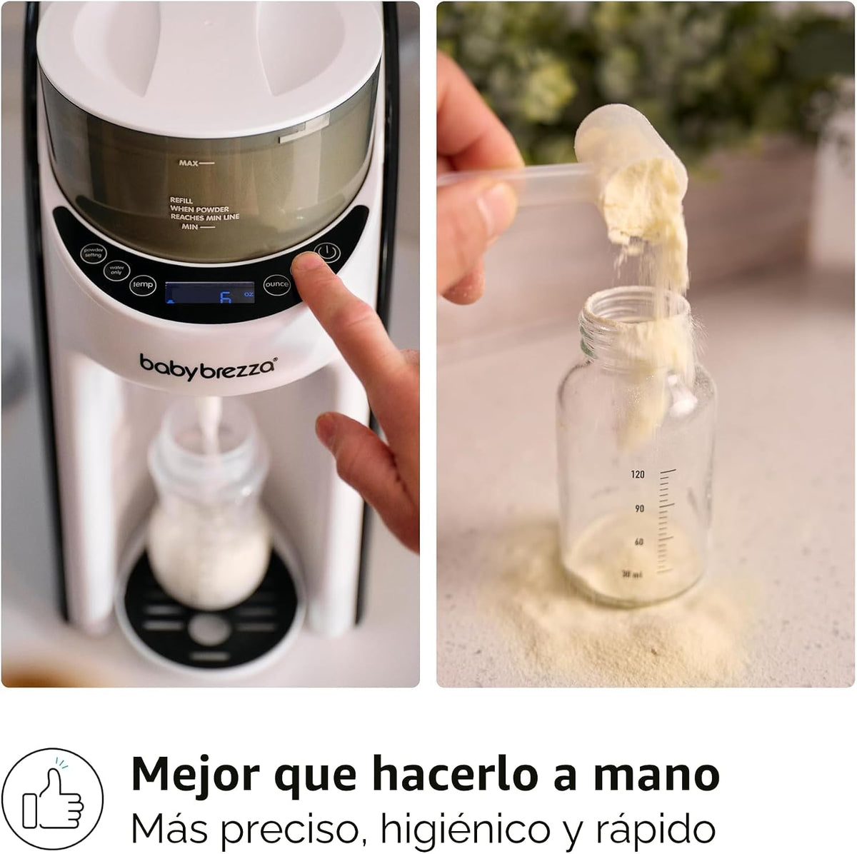 Baby Brezza Dispensador de fórmula avanzado Formula Pro + máquina p...