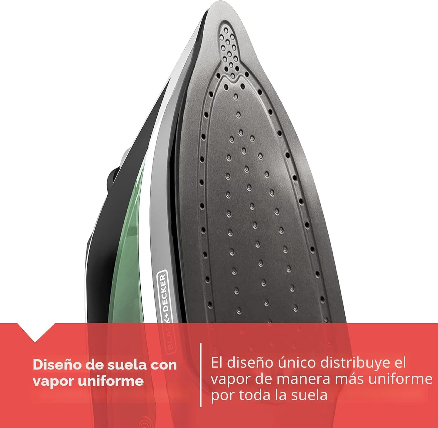 BLACK+DECKER Vitessa - Plancha de vapor avanzada, ICR2020, suela an...