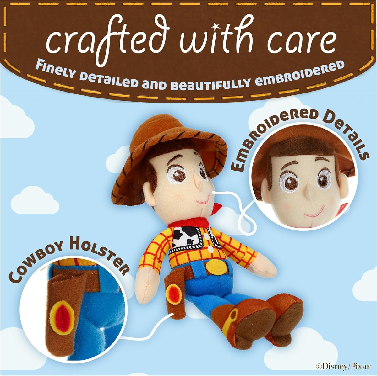 Disney Baby Toy Story - Peluche grande de 8 pulgadas, Woody