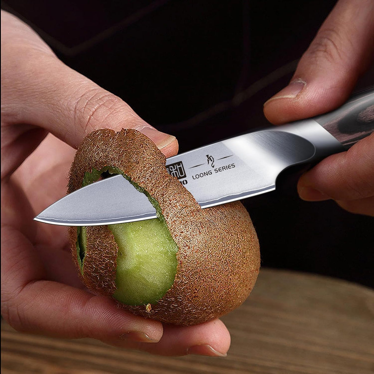 HOSHANHO - Cuchillo de pelar de 3.75 pulgadas, cuchillos de cocina...