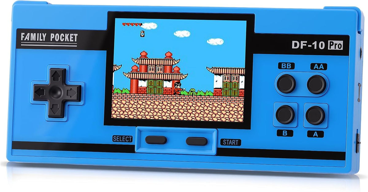 Juego de mano para niños, 10 juegos clásicos retro precargados, pan...