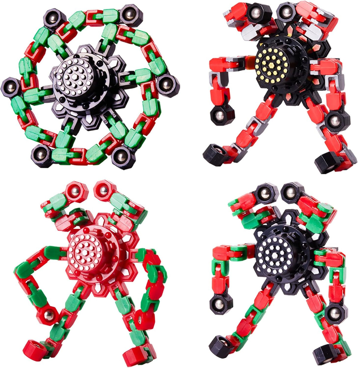Gokeey Juguetes Fidget de Navidad Transformables Spinners Fidget pa...