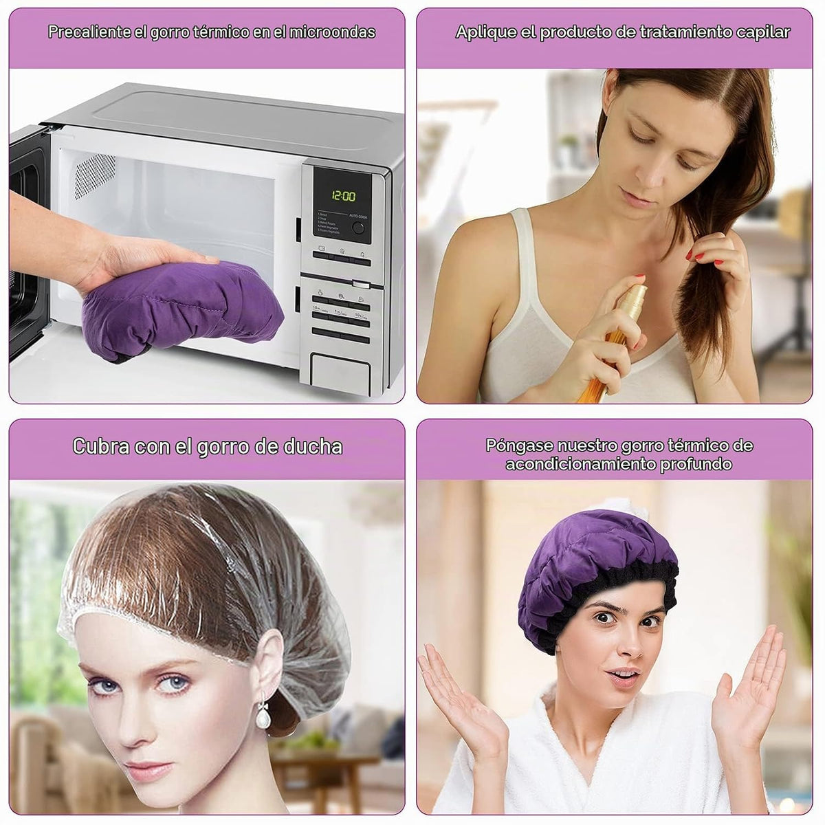 Gorro térmico para microondas de acondicionamiento profundo para pe...