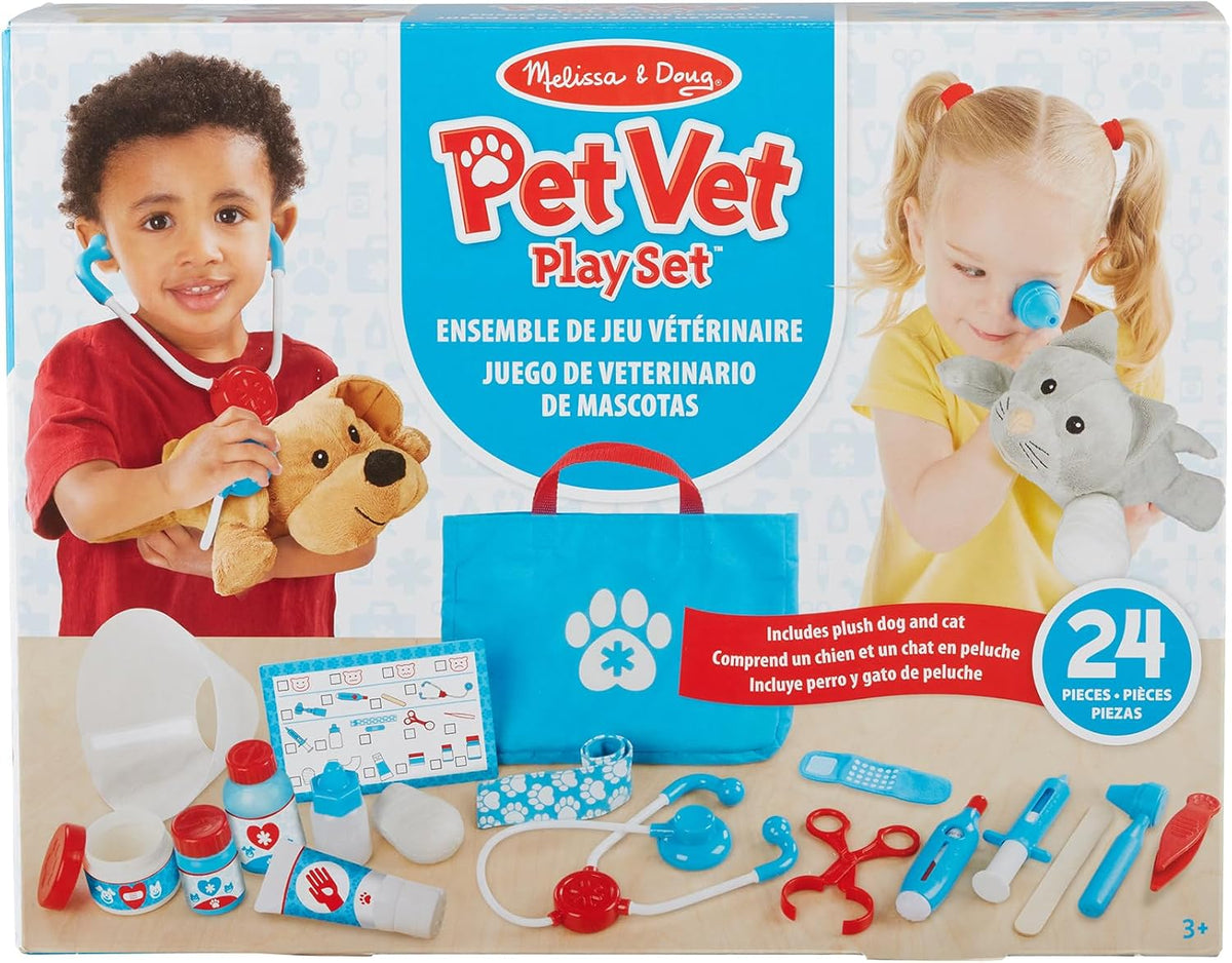 Melissa &amp; Doug Examine &amp; Treat Pet Vet Play Set \u2013 Jueg...