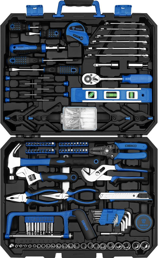 DEKOPRO Juego de herramientas: Kit de herramientas para el hogar de...