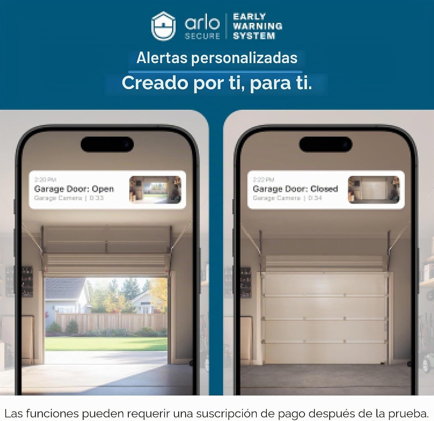 Cámara de seguridad Arlo Pro 2K HDR (6ª generación, lanzamiento 202...
