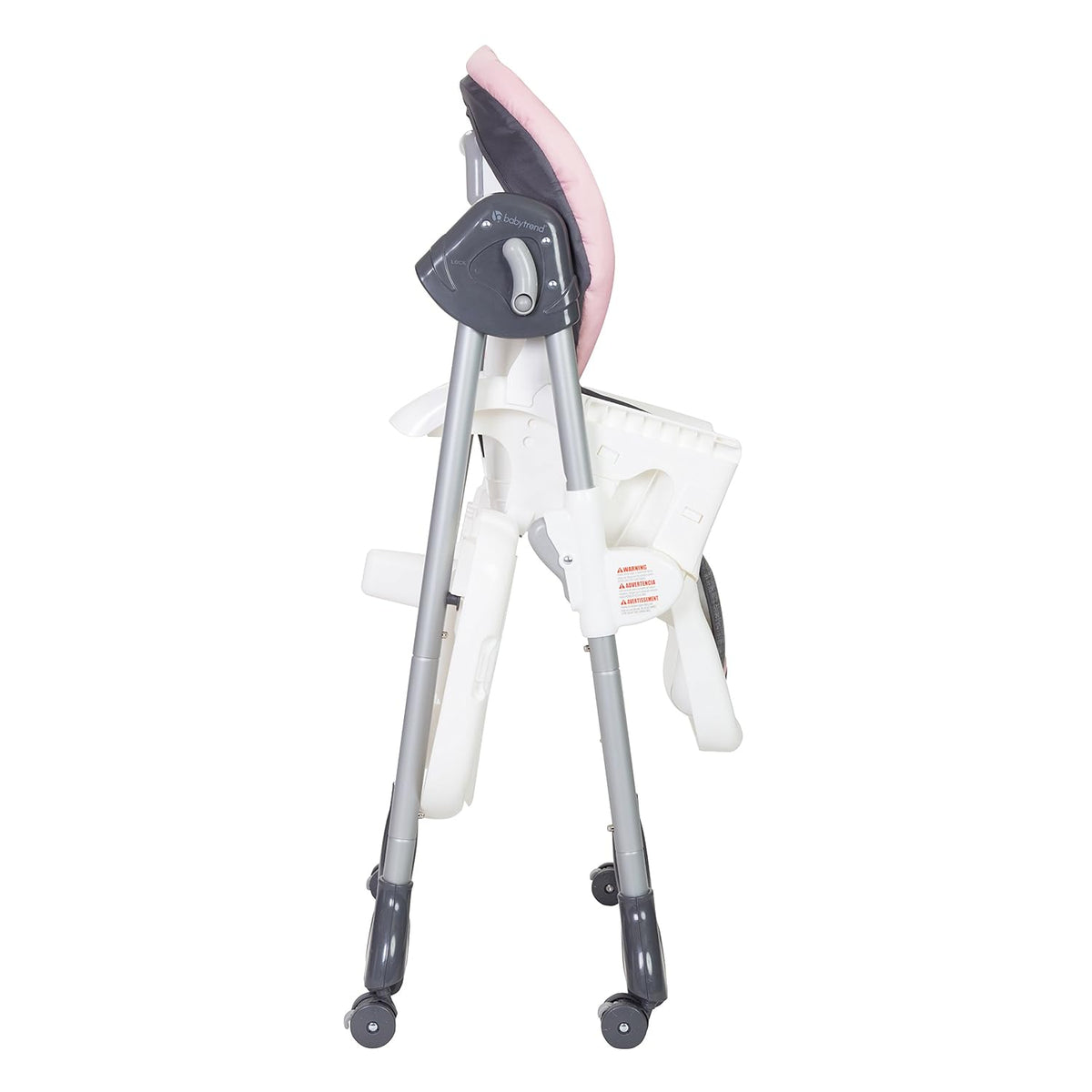 Baby Trend Dine Time - Silla alta 3 en 1, color rosa claro | Arnés...