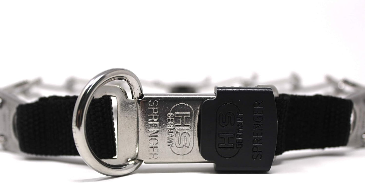 Herm Sprenger Dogline - Collar de entrenamiento para perros de acer...
