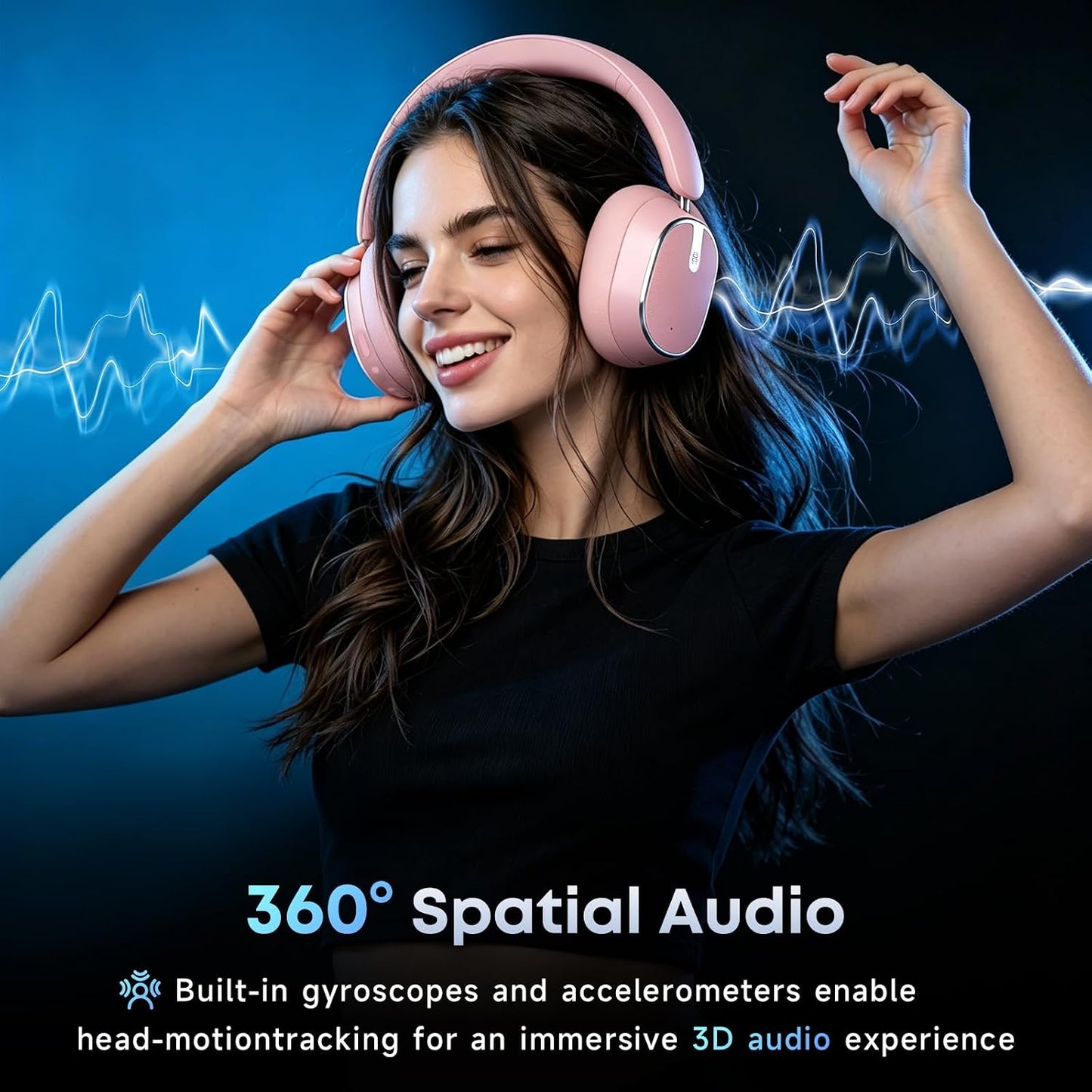 Auriculares Bluetooth con cancelación activa de ruido, auriculares...
