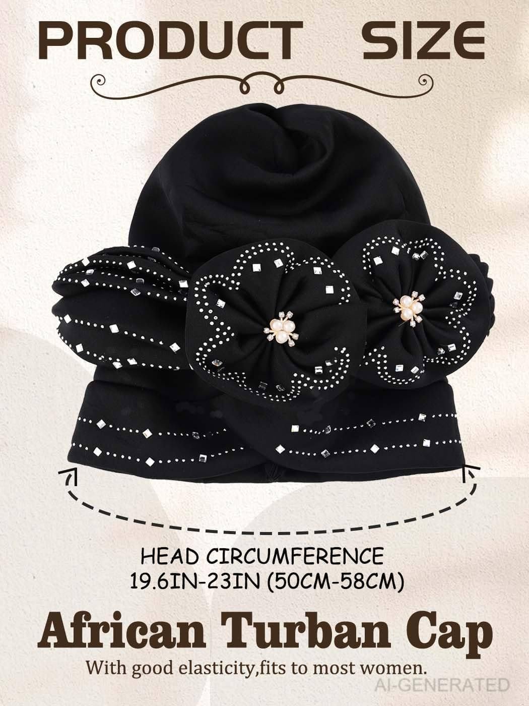Woeoe Gorro Beanie Envolturas para la Cabeza Bufanda para la Cabeza...