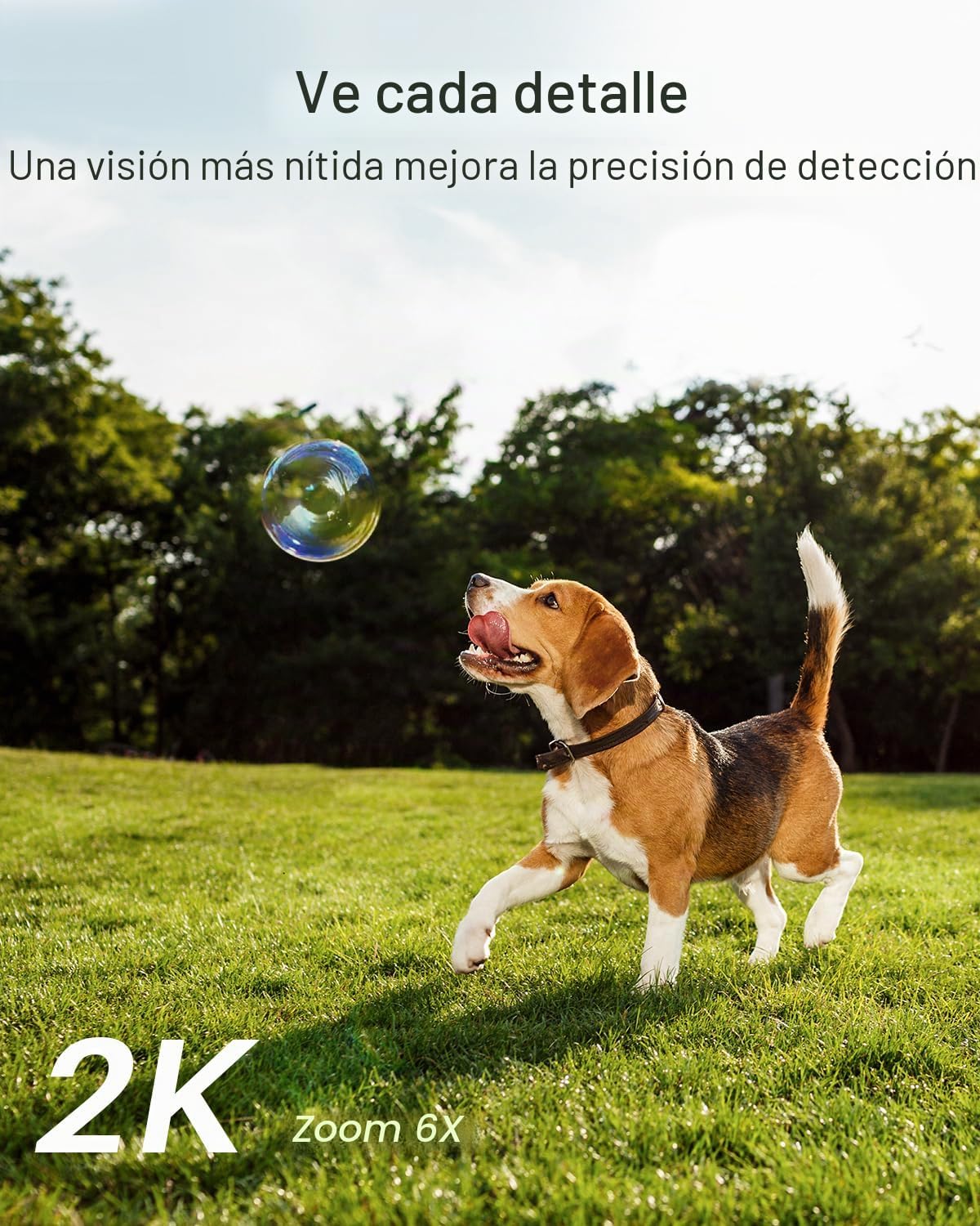 WUUK Cámaras de seguridad inalámbricas al aire libre 2K, sistema de...