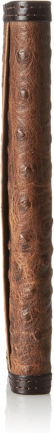 Nocona Rodeo de avestruz marrón para hombre