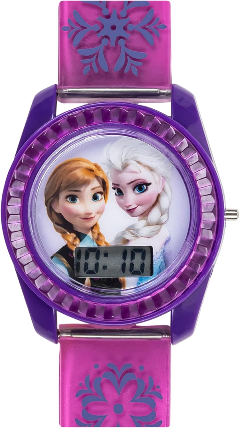 Accutime - Reloj de pulsera de cuarzo digital de Frozen, con pantal...
