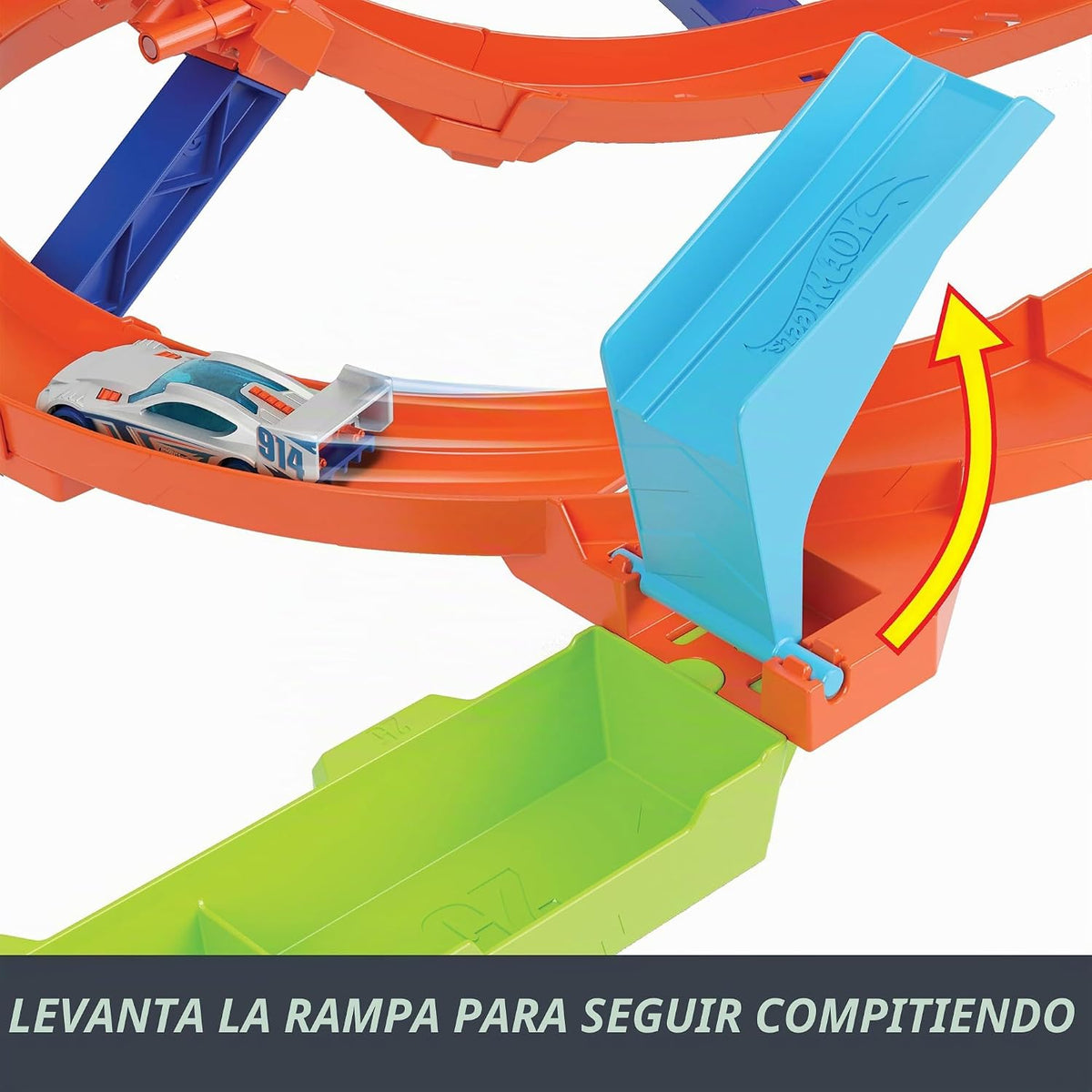 Hot Wheels Set de Pista de Carros de Juguete, Set de Pista Action L...