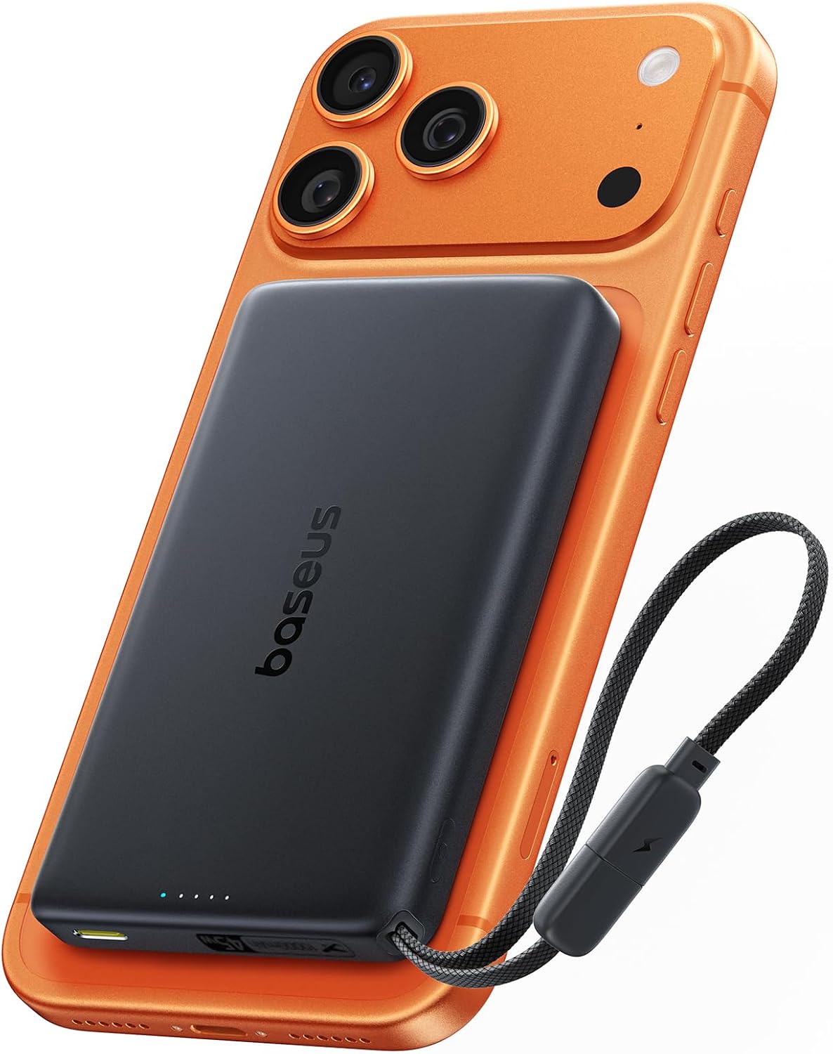 Baseus Picogo AM52 MagSafe Power Bank, Qi2.2 25W 10,000mAh cargador...