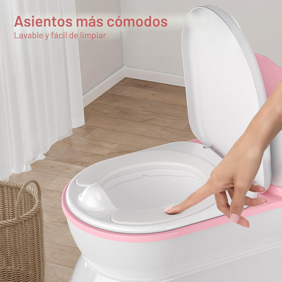 CheerTry Inodoro de Entrenamiento para Niños Pequeños 2 en 1 - Sill...