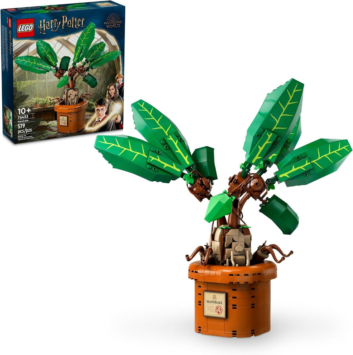 LEGO Figura de mandrágora de Harry Potter y juguete de planta de ma...