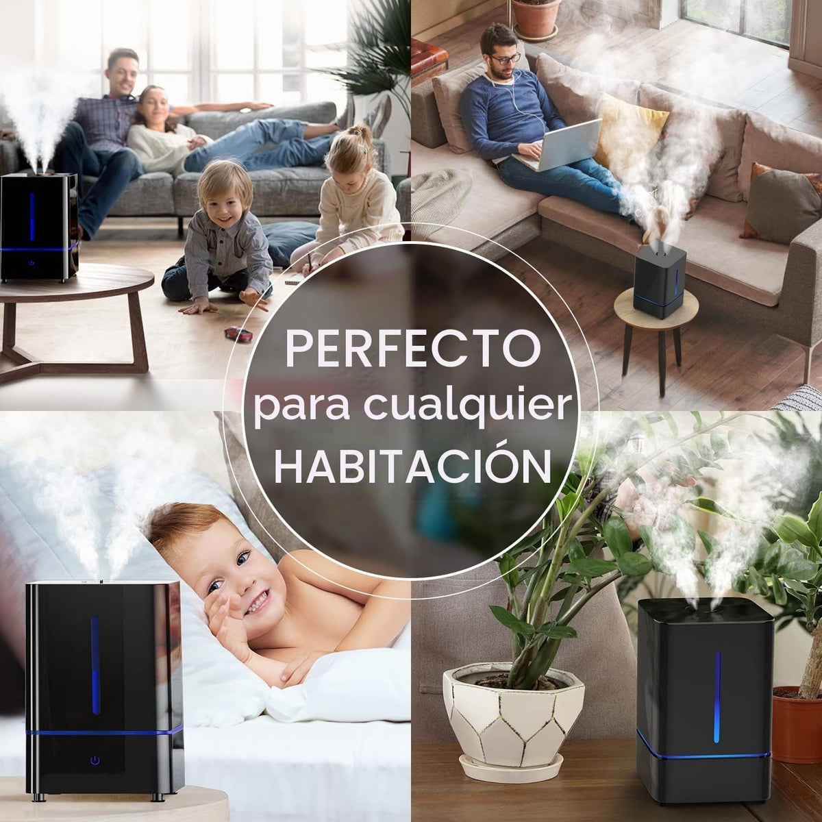 Everlasting Comfort - Humidificadores para dormitorio (4L) \u2013 H...