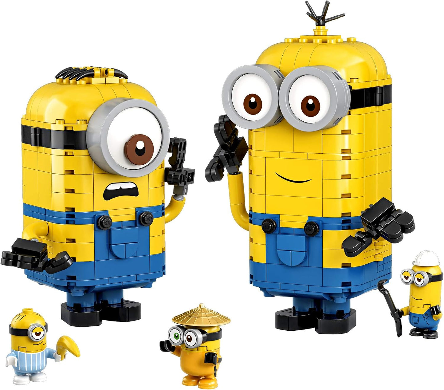 LEGO Minions: El surgimiento de Gru: Minions construidos con ladril...