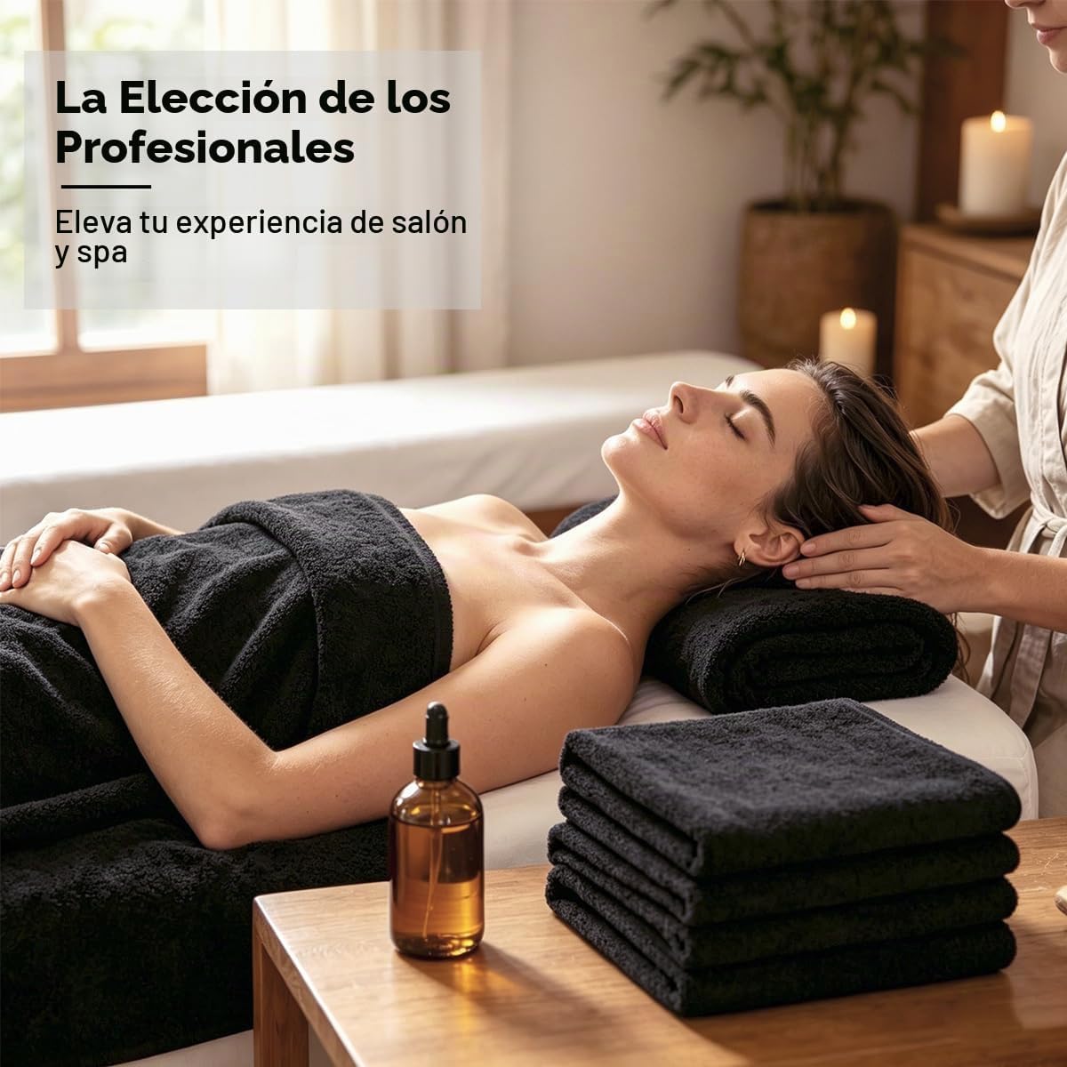 GLIMGLINT Paquete de 24 toallas de microfibra para el pelo a granel...