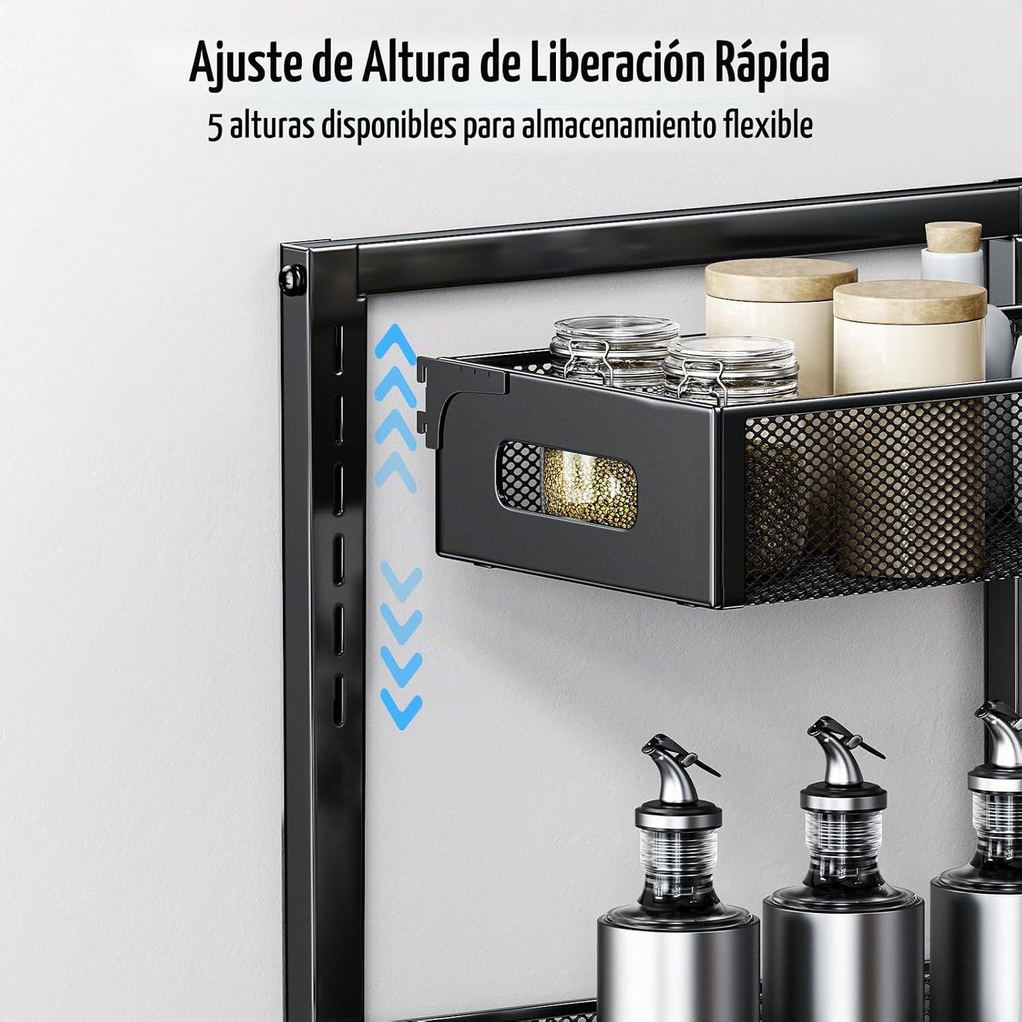 TISTAYA Organizador para debajo del fregadero, organizadores de caj...