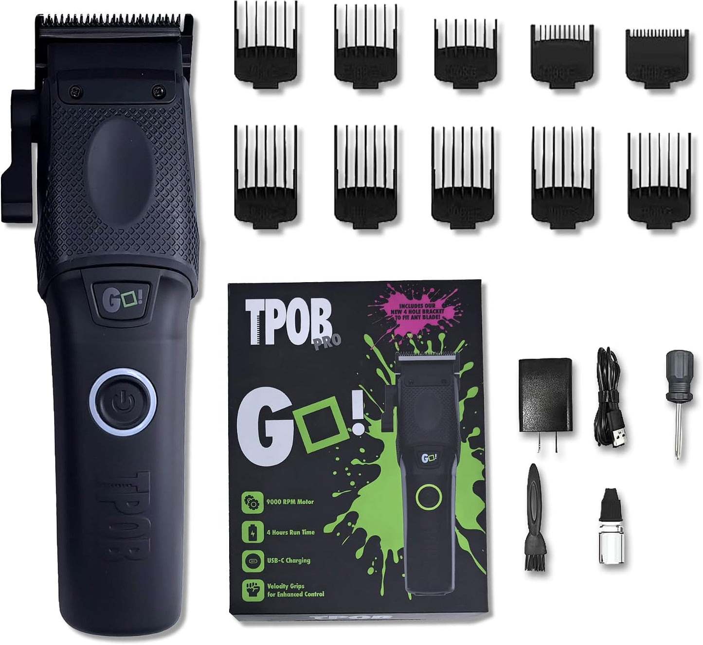 TPOB Cortapelos profesional para peluquería (apaga)