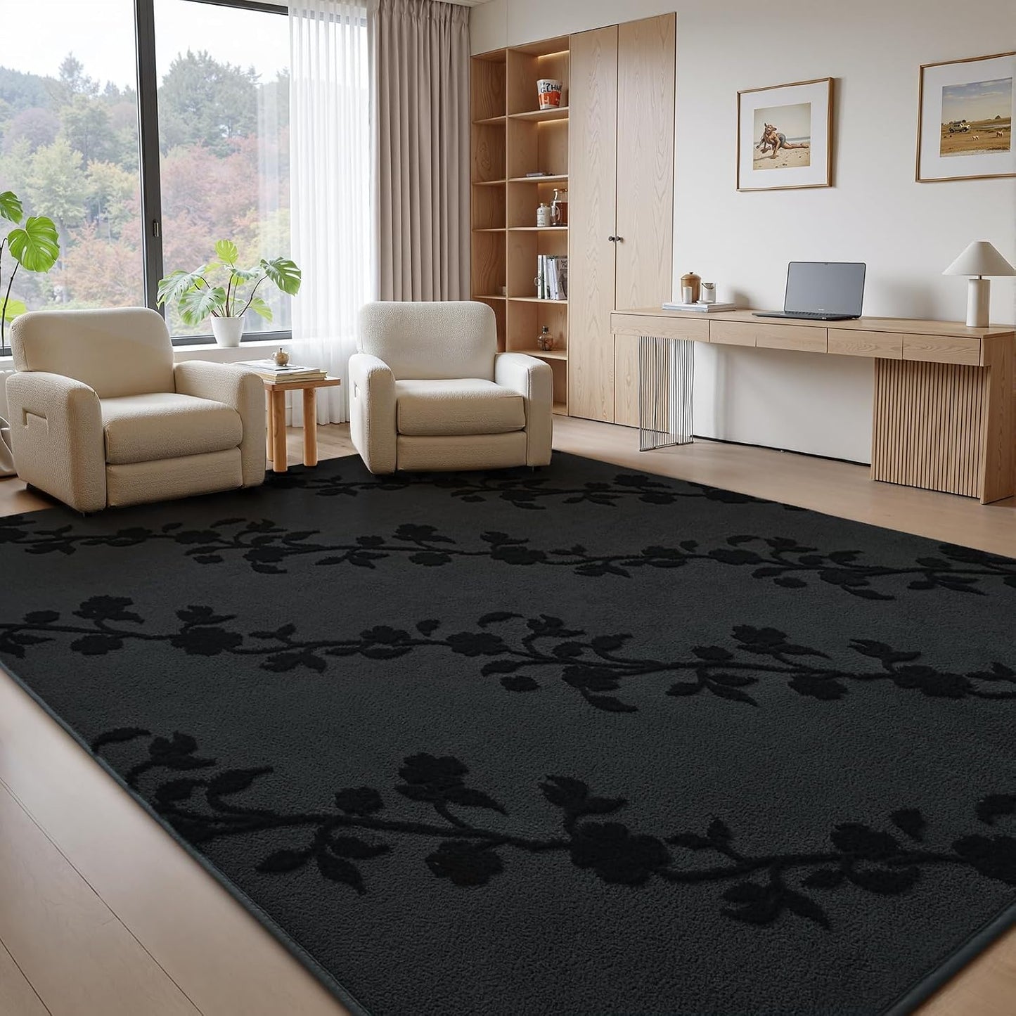 Fosirug Alfombras de área de 5 x 7 para dormitorio, sala de estar,...