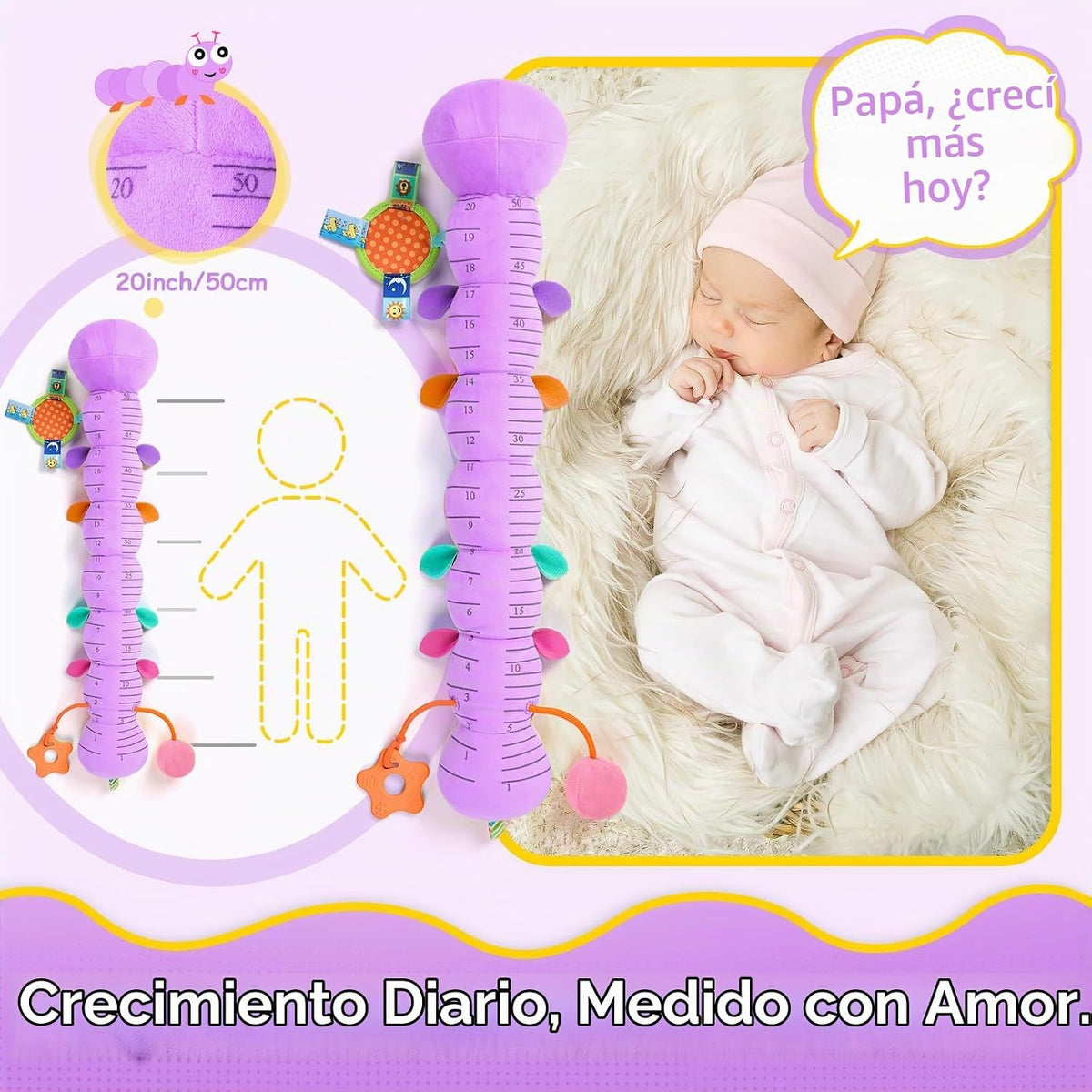 Juguetes para Bebés Sensoriales Musicales de Animales de Peluche pa...