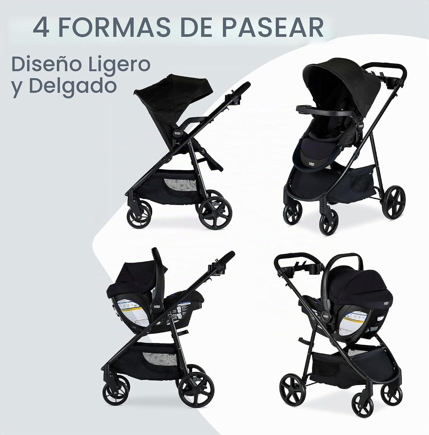 Britax Willow Brook S+ Sistema de viaje, combinación de silla de au...