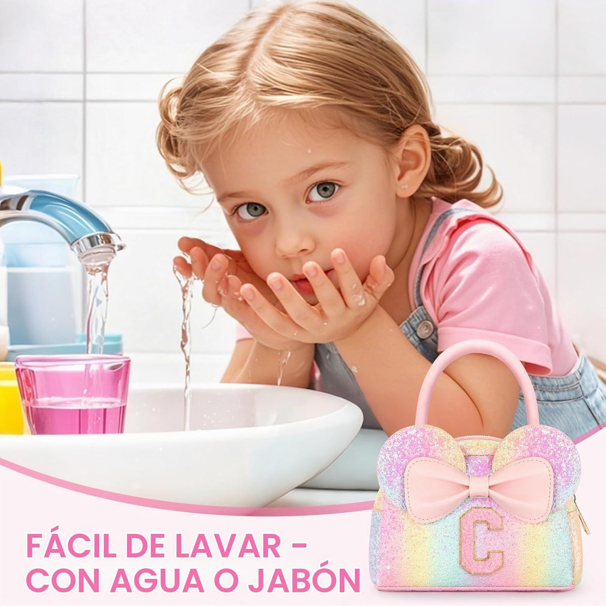 Kit de maquillaje lavable para niñas \u2013 Juego de maquillaje rea...