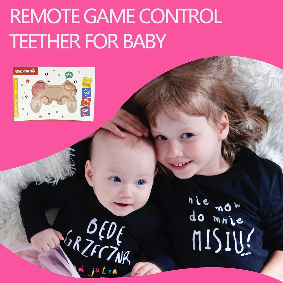 Juguetes de dentición con control remoto de juego para bebés de 0-6...