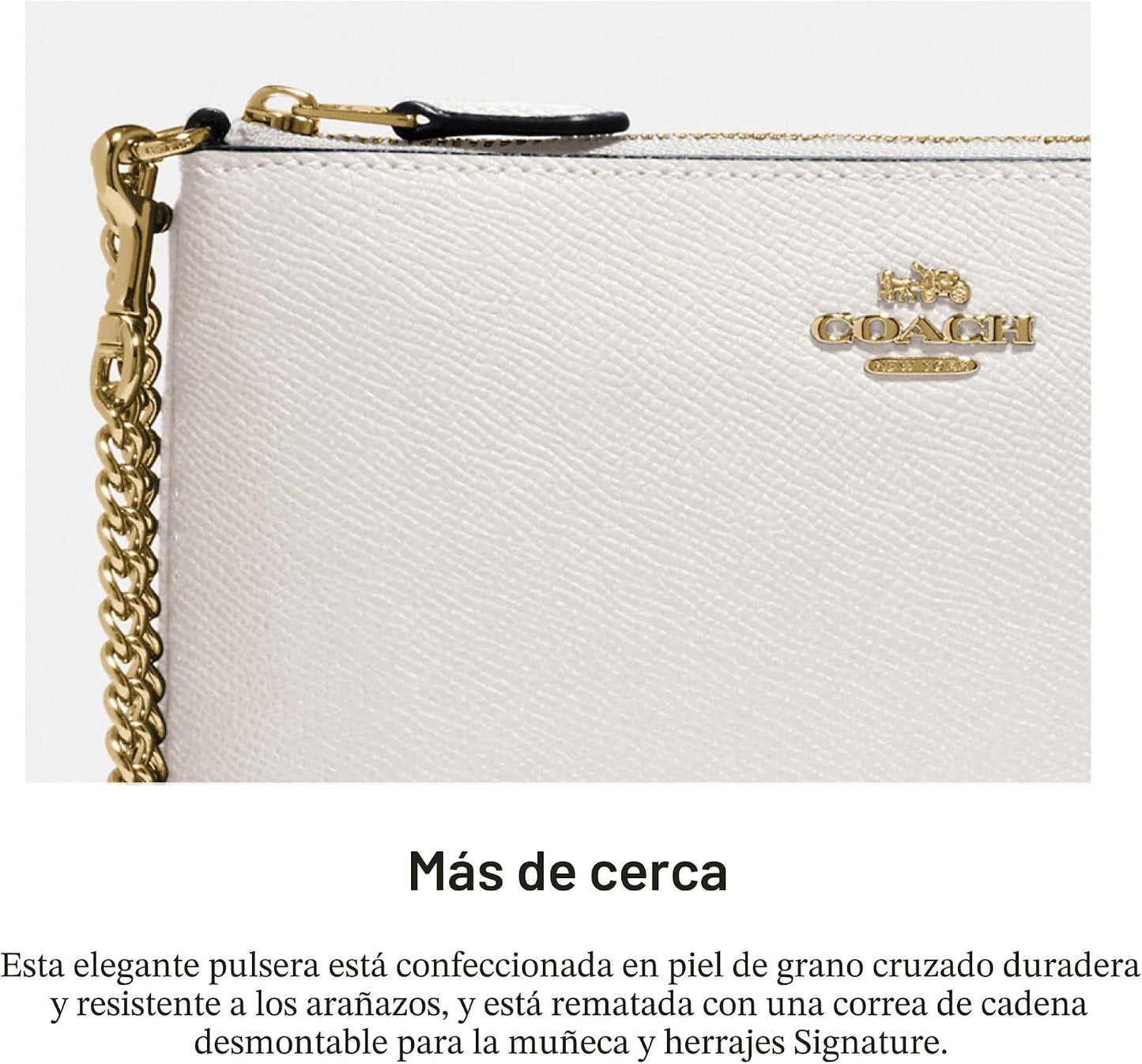 Coach Cartera Grande para Mujer con Cadena W