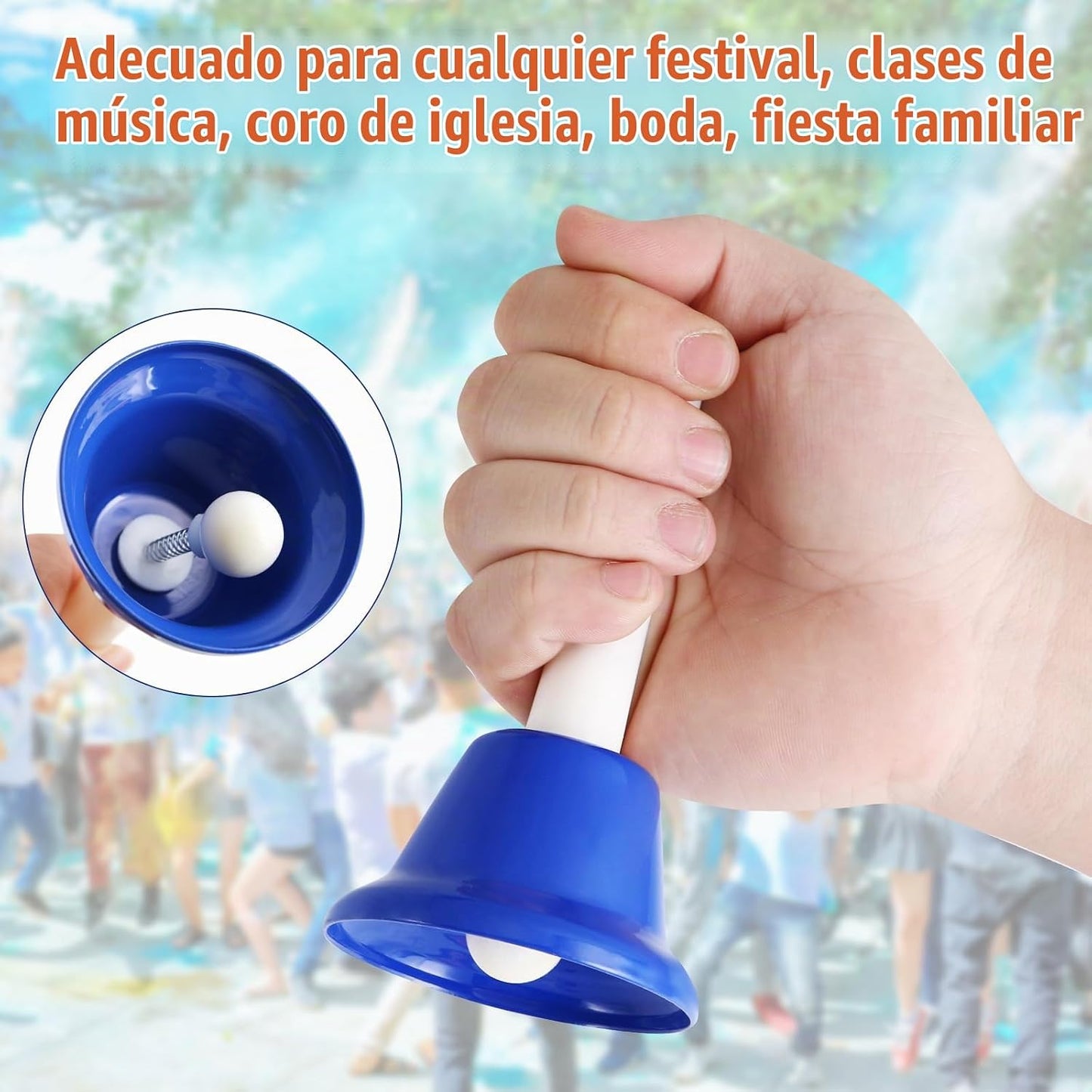 EASTROCK - Juego de campanas de mano de 8 notas para adultos | Camp...