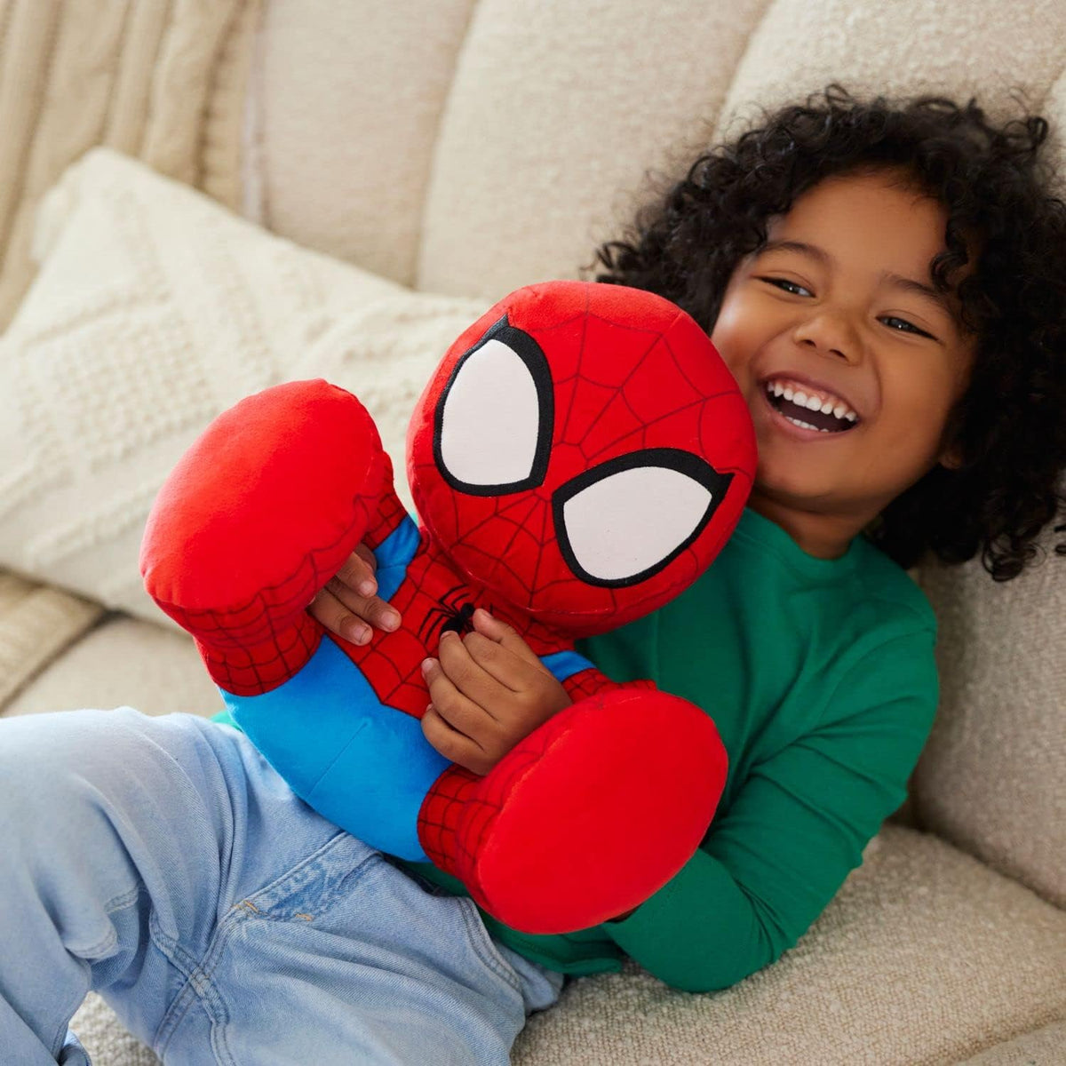 Disney Store Peluche oficial de Spider-Man Big Feet \u2013 Peluche...