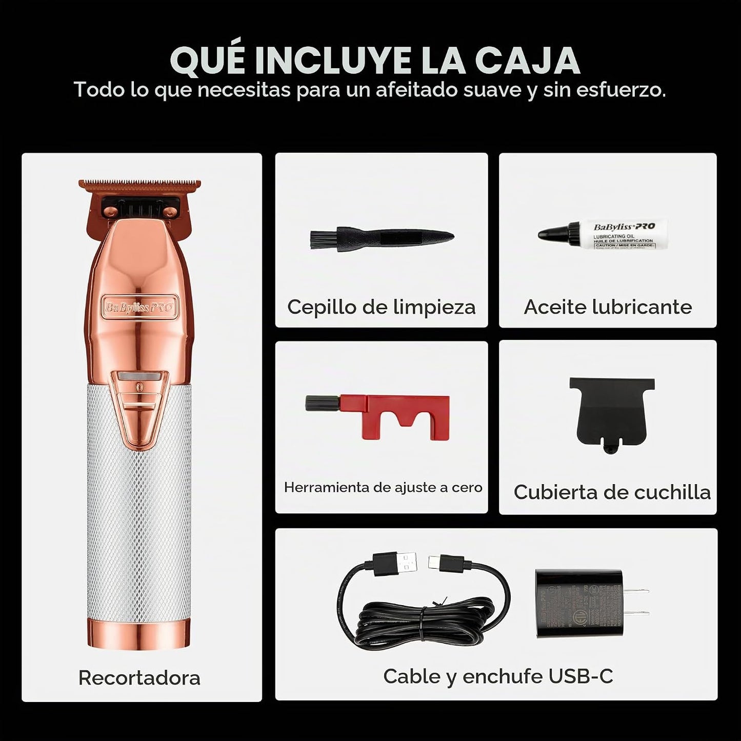 BaBylissPRO FX+ Professional Barber Cord\/Cortapelos inalámbricos \...