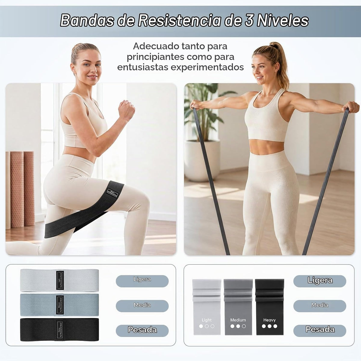 GINMIC Kit de pilates, equipo de pilates para entrenamientos en cas...