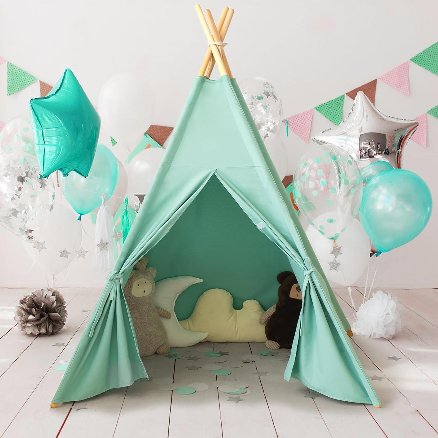 RongFa Tienda de campaña tipi para niños, tienda de campaña portáti...
