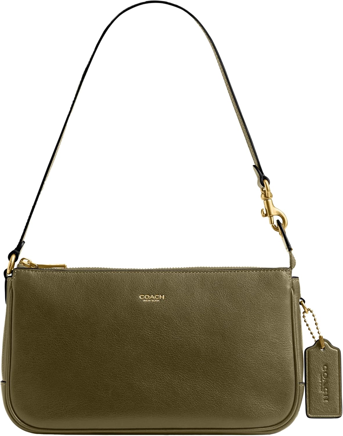 Bolso de mujer de cuero natural granulado Coach Plaza