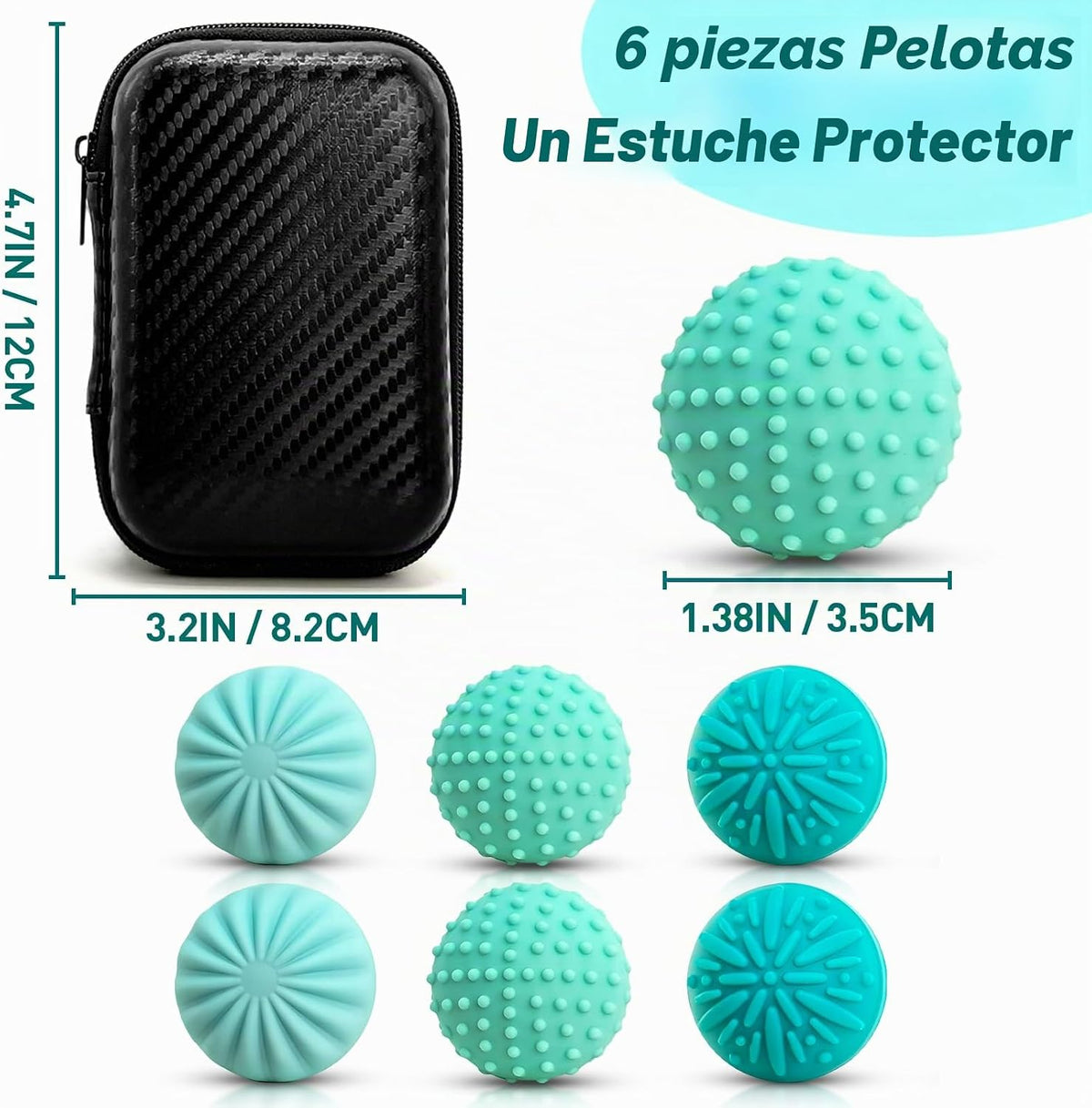 iKrto Fidget Toys - Bolas magnéticas para el estrés para adultos y...