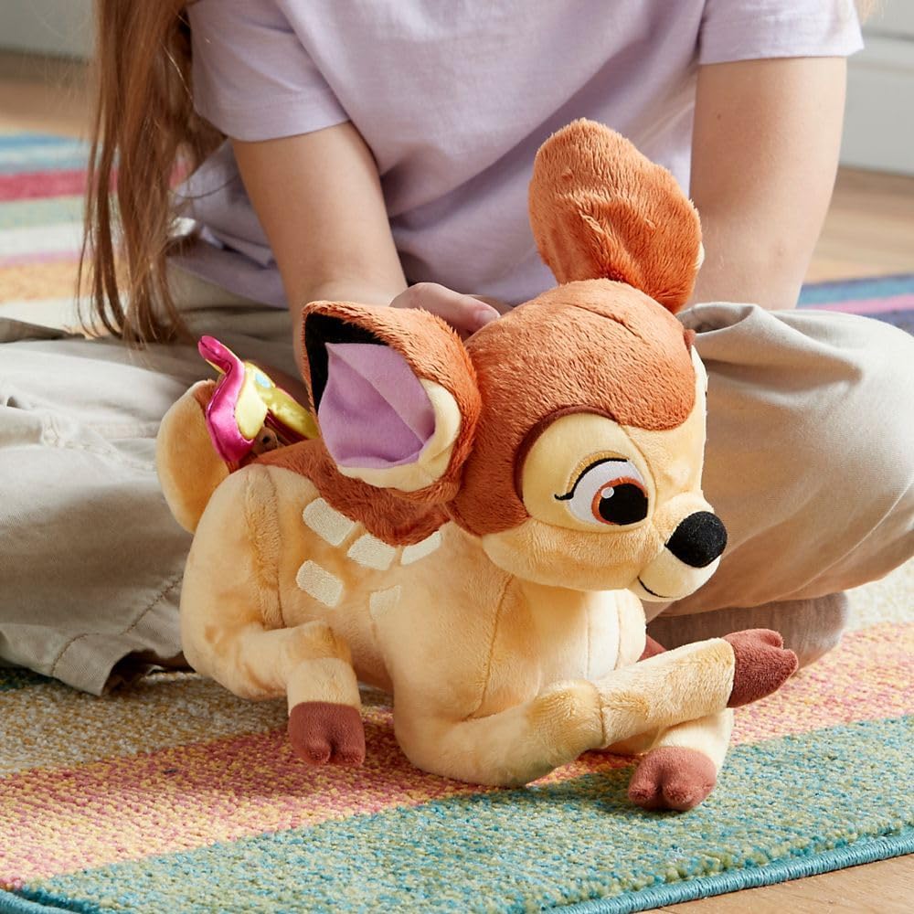 Disney Store - Juguete de peluche de Bambi de tamaño mediano, perso...