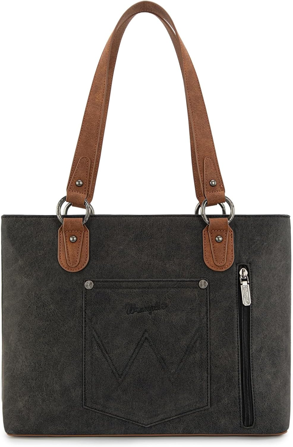 Montana West Wrangler Bolso de mano para mujer con múltiples bolsil...