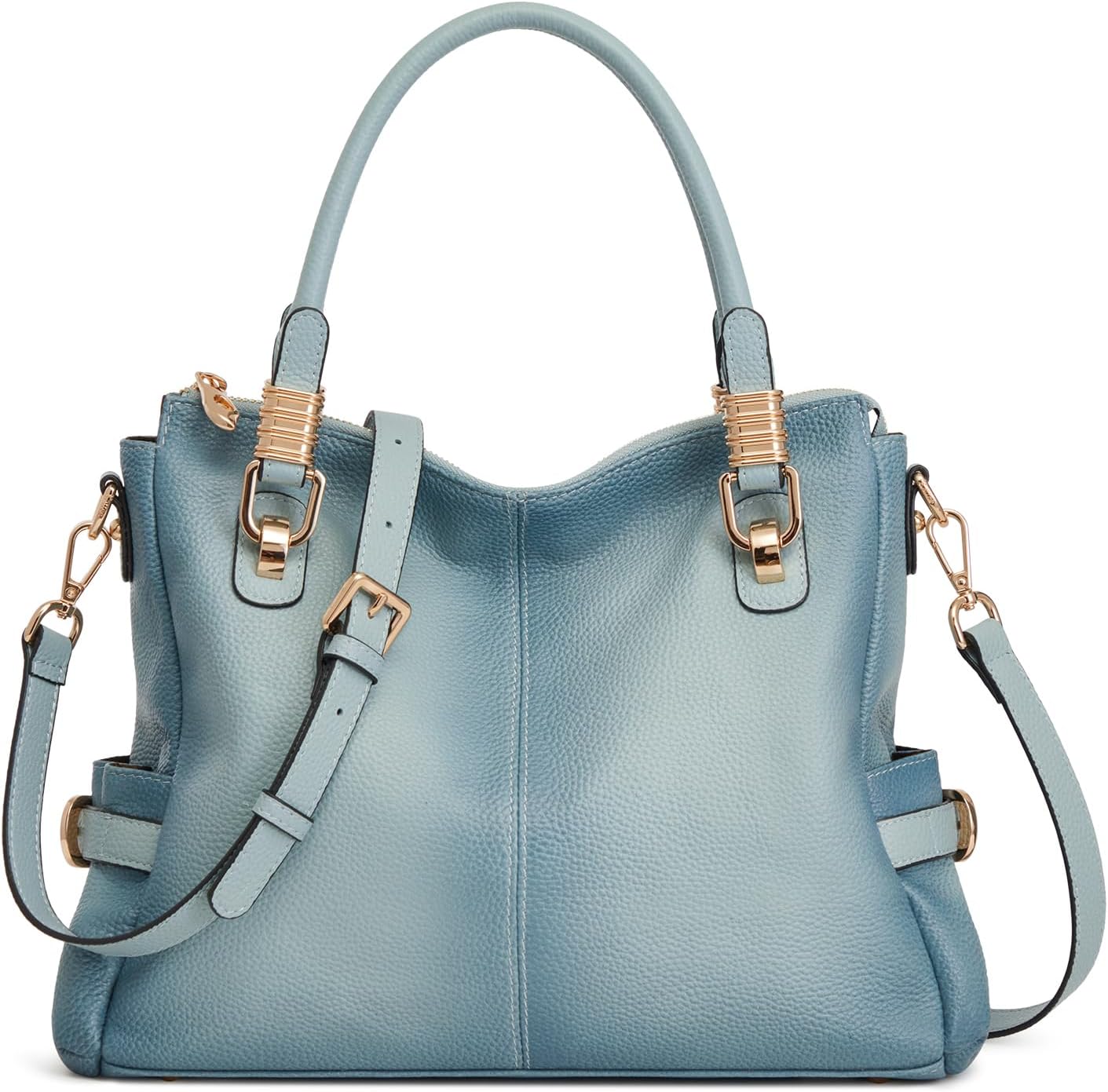 Bolsos Kattee para mujer de piel genuina suave, tipo bandolera, con...