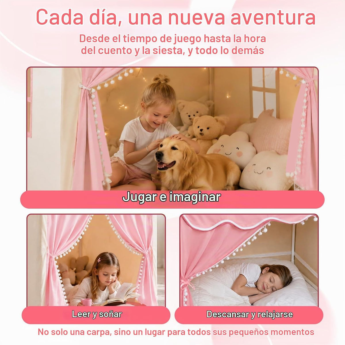 Tienda de juegos para niños Casa de juegos interior, tienda de camp...