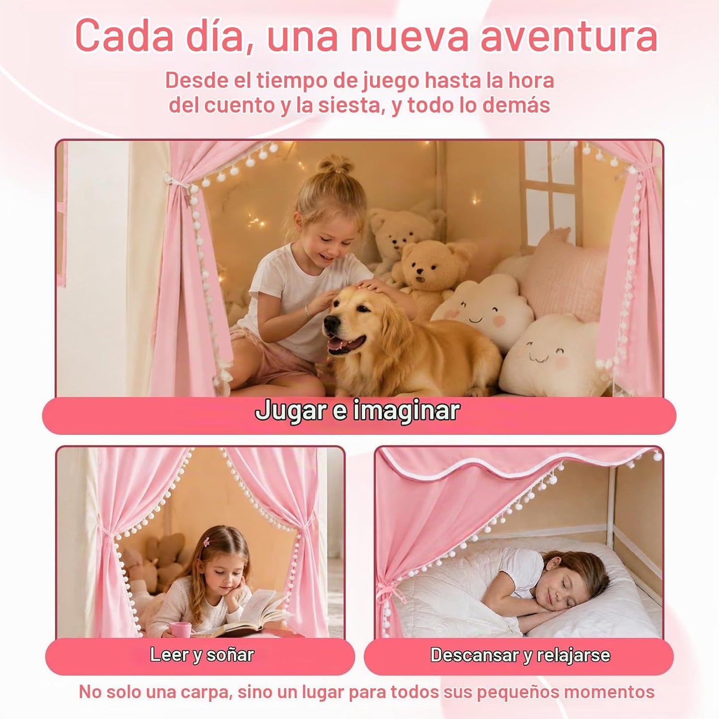 Tienda de juegos para niños Casa de juegos interior, tienda de camp...