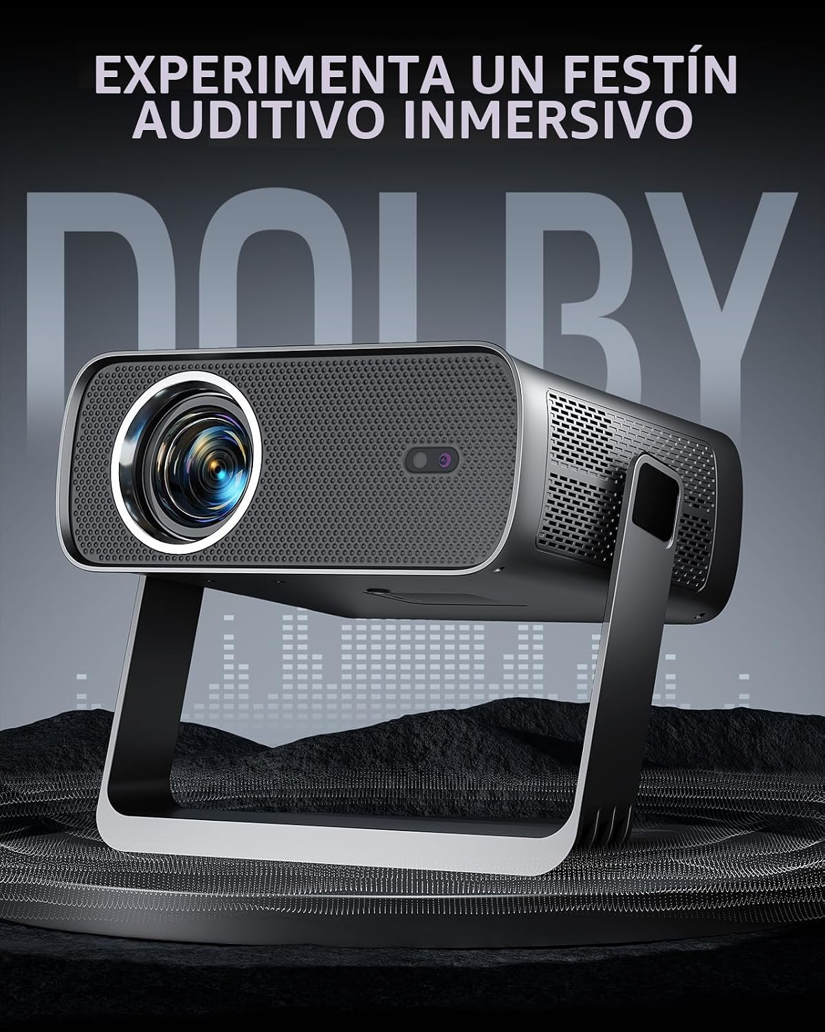 [Aplicación con licencia oficial y enfoque automático] Proyector es...