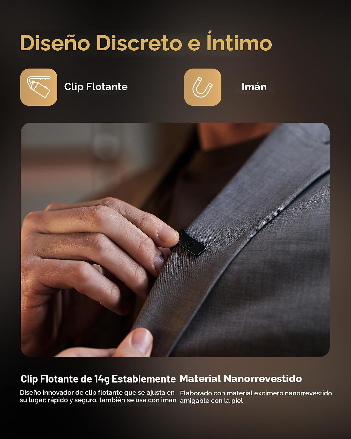 Hollyland Lark MAX 2 Micrófono inalámbrico para iPhone\/cámara\/And...