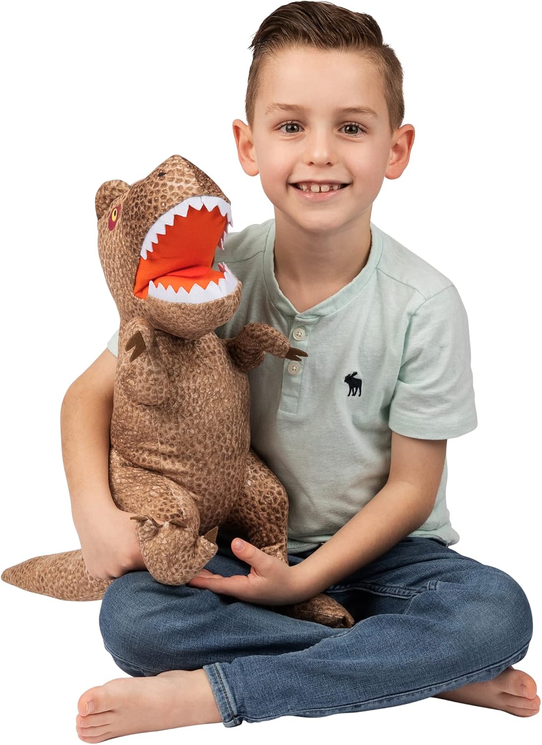 Jurassic World Dominion Rexy T-Rex - Almohada de peluche para niños...