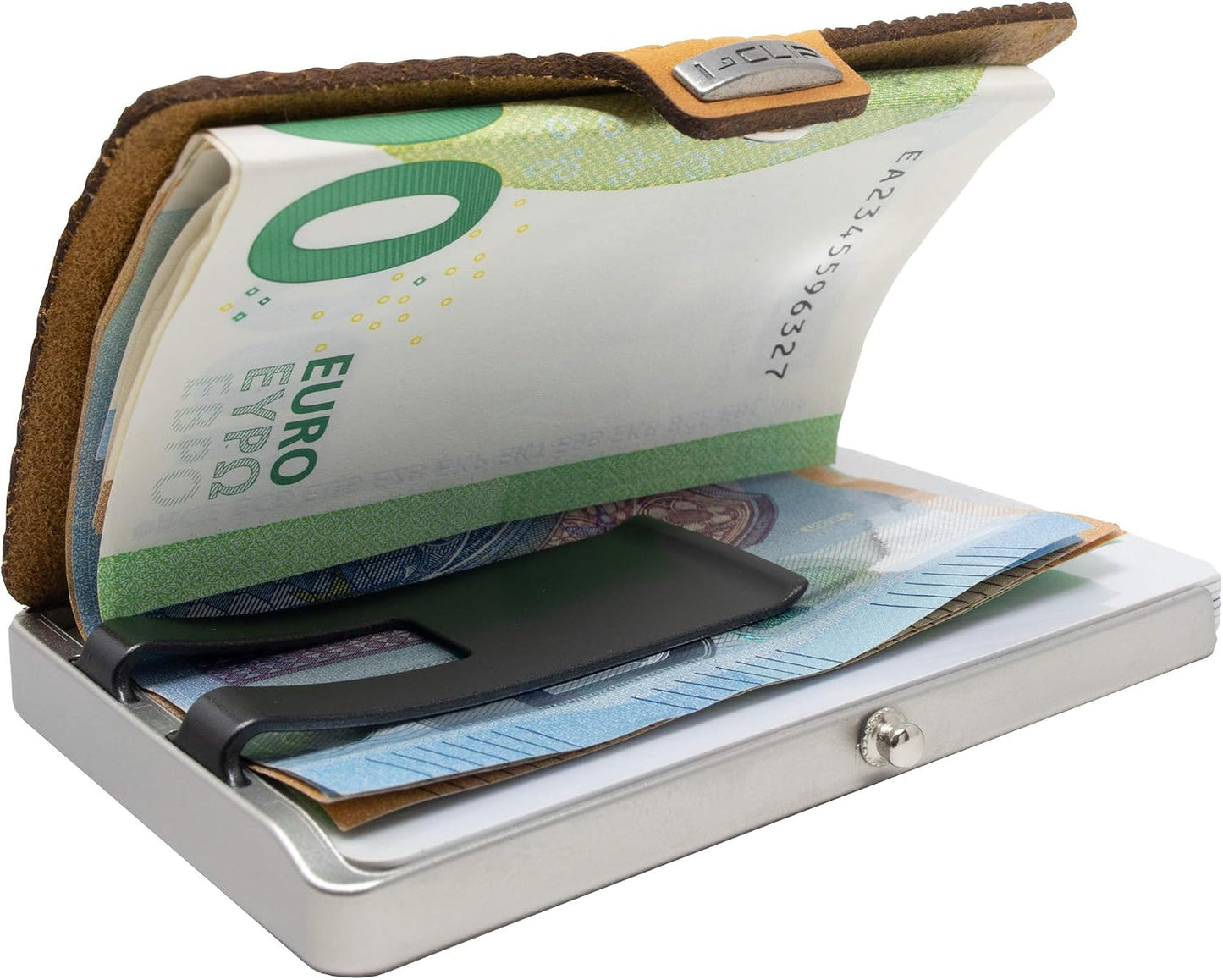 I-CLIP Acero inoxidable con clip intercambiable - Cartera delgada -...